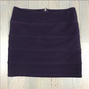 Millau purple bandage mini skirt